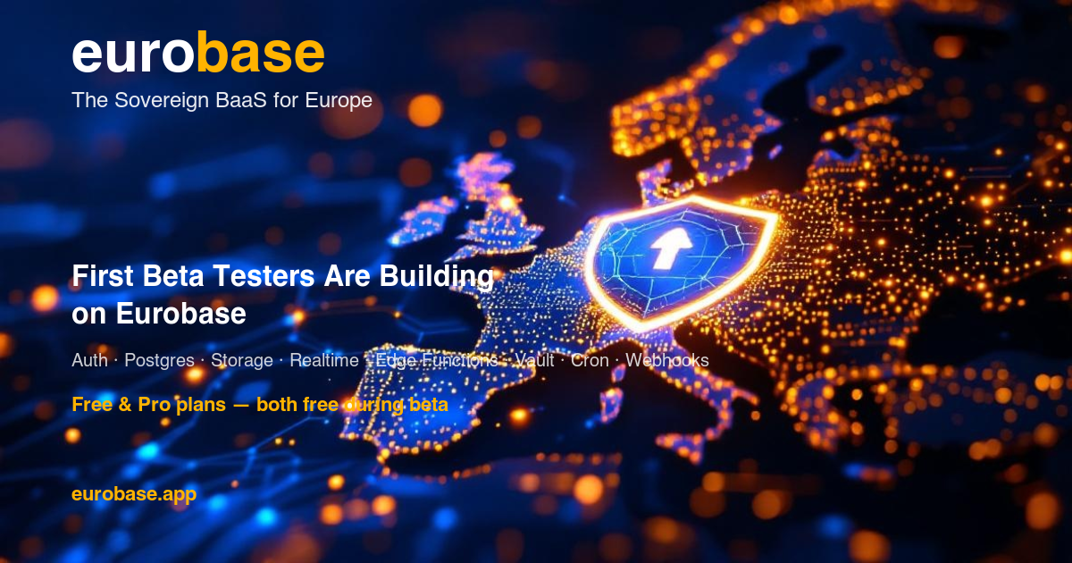 First Beta Testers Are Building on Eurobase — Here's What's Ready