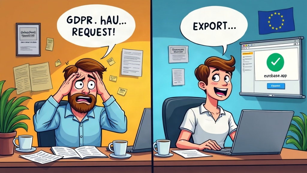 Marco's DSAR: a Tuesday email, a 12-hour engineering job, and 30 seconds on Eurobase